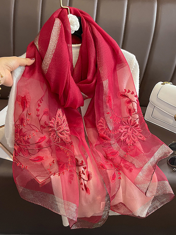 Embroidered Leisure Fashion Shawl&Scarf