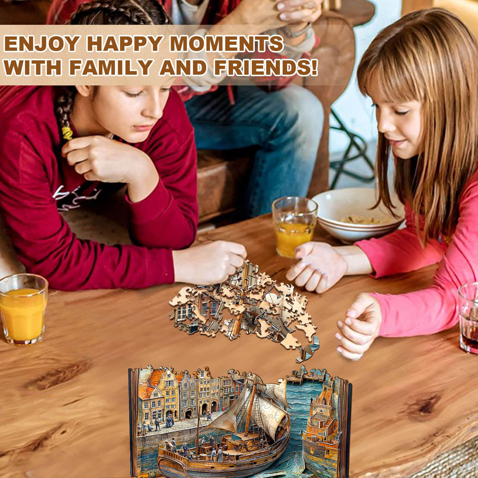 Paper channel Wooden Jigsaw Puzzle