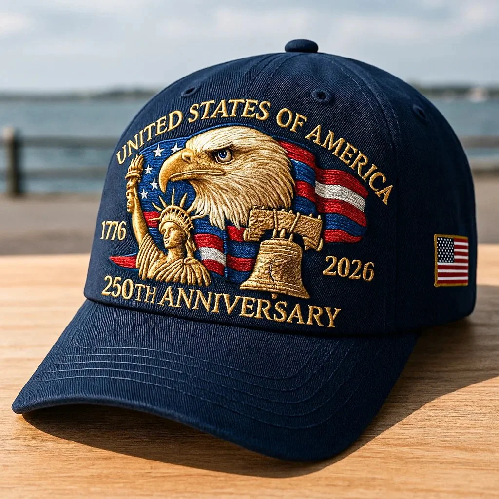 250Th Anniversary Celebration Of The Founding Of The United States, Washed Cotton Duckbill Cap