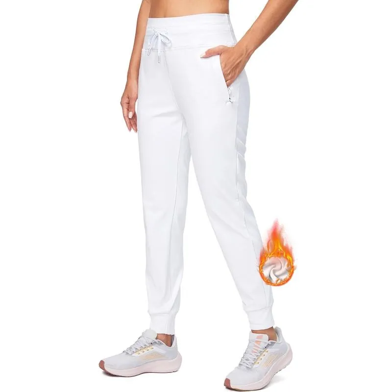 Women's Highwaist Fleece Lined Warm Water Resistant Joggers
