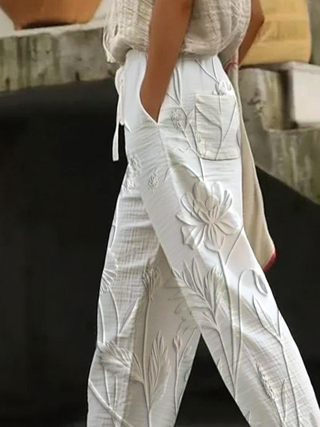 Vintage Linen Blend Pants