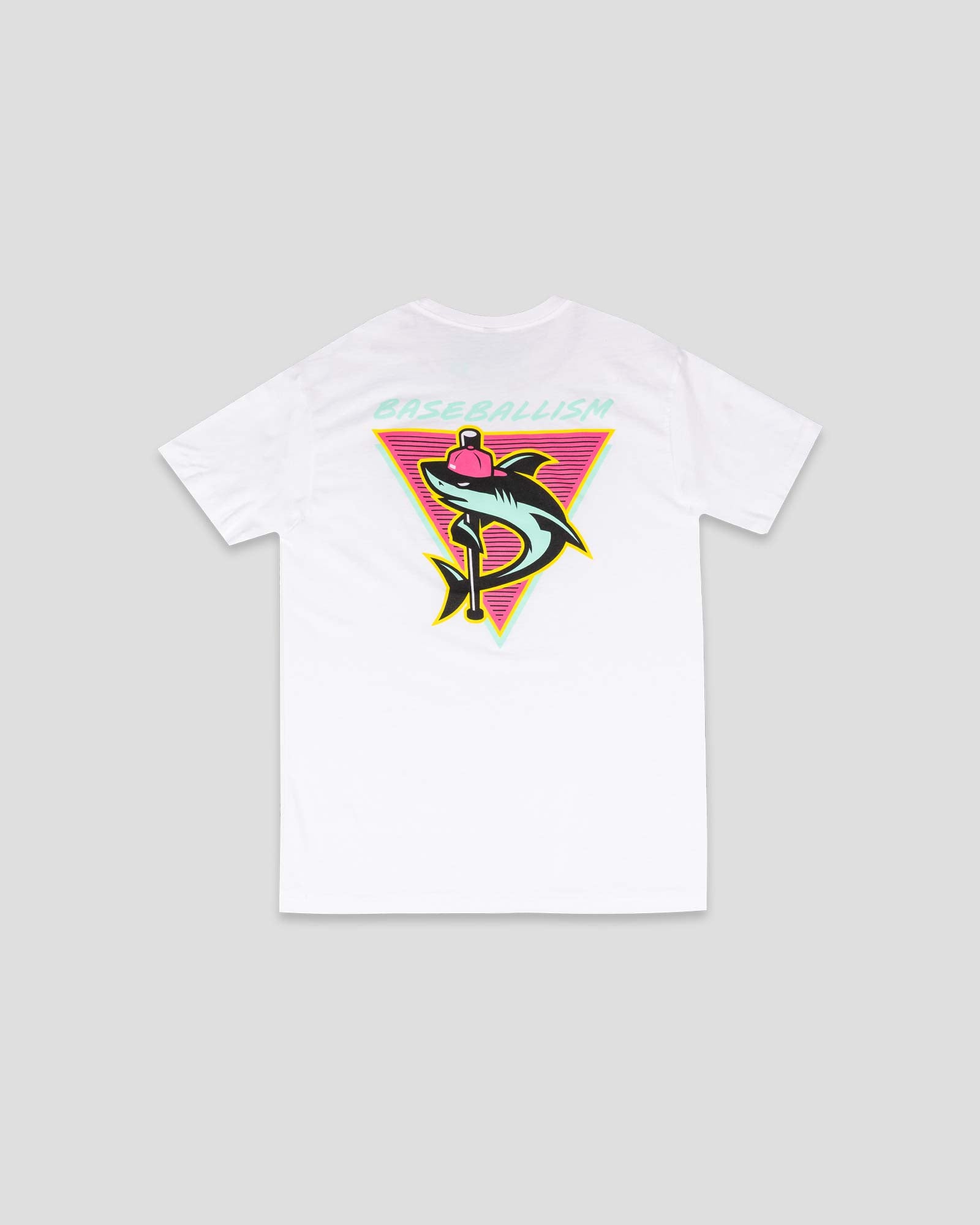 Shark Attack T-Shirt (White) - Youth