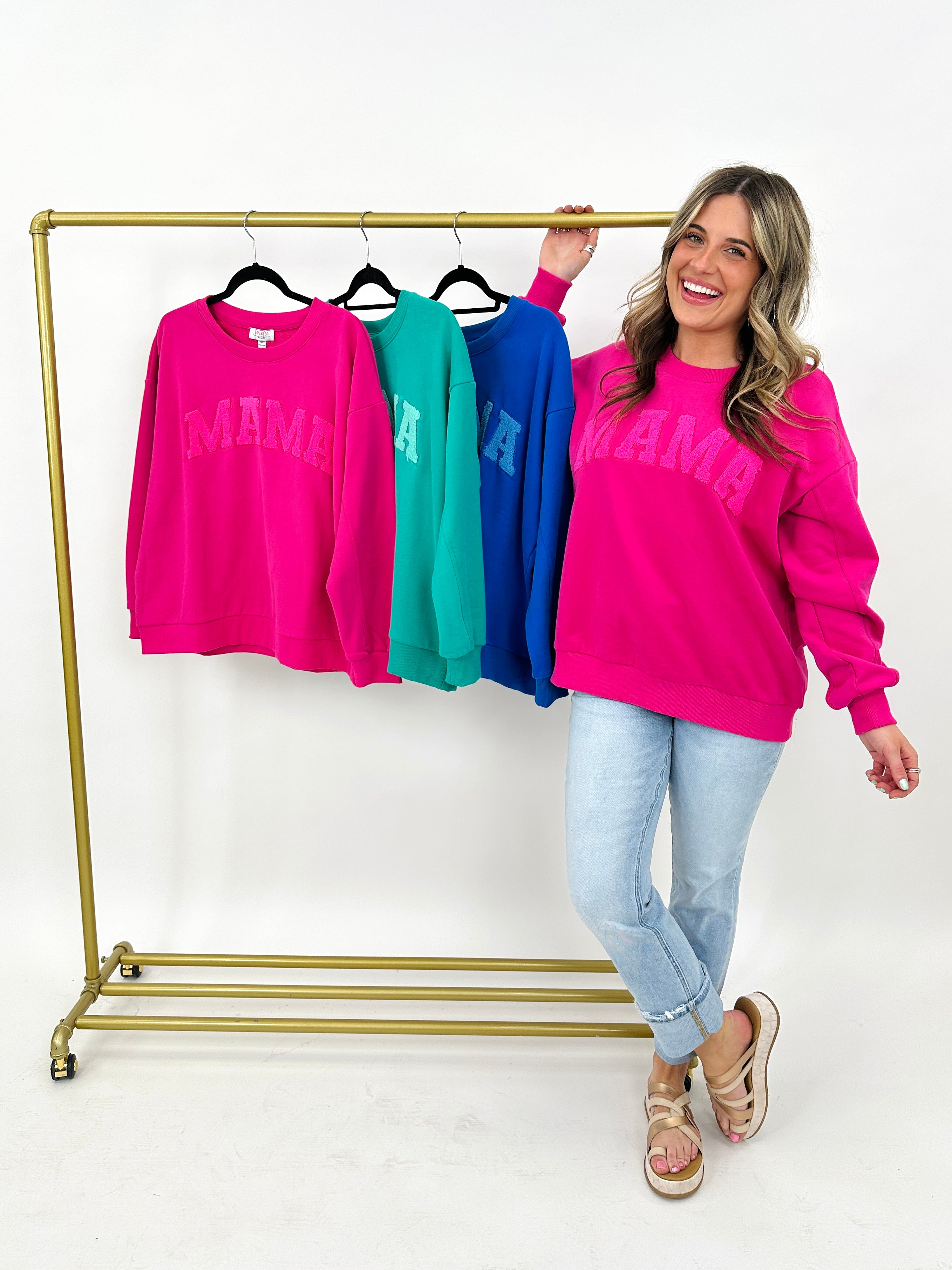 Hey Mama MOCO Exclusive Crewneck- Multiple Colors!