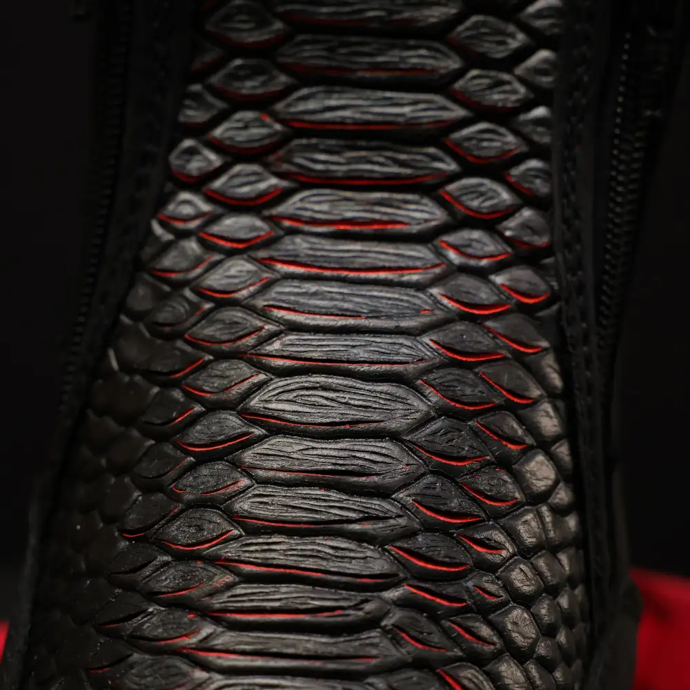 Black Cherry Python Cowboy Shoes