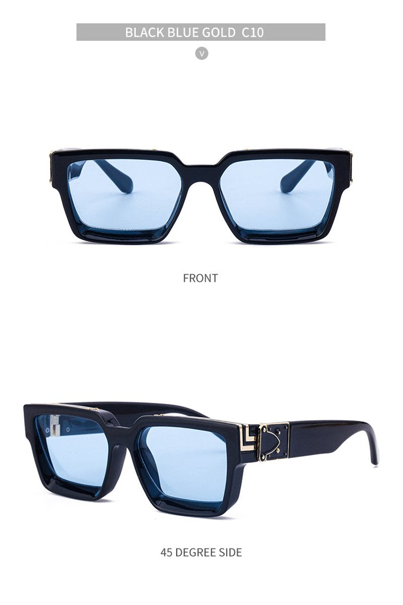 Women's Fashion Trend V Frame Square Sunglasses