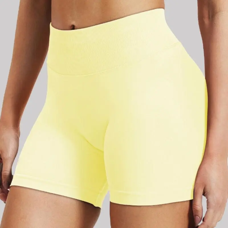 Form-fitting Stretch High-waisted Elastic Shorts