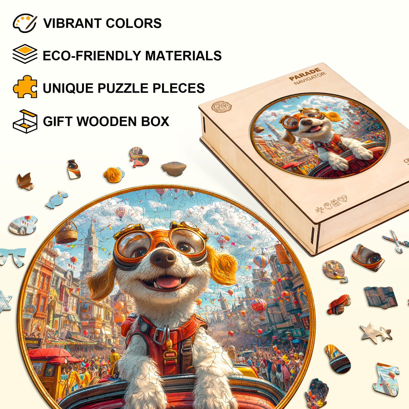 Parade Navigator Wooden Jigsaw Puzzle