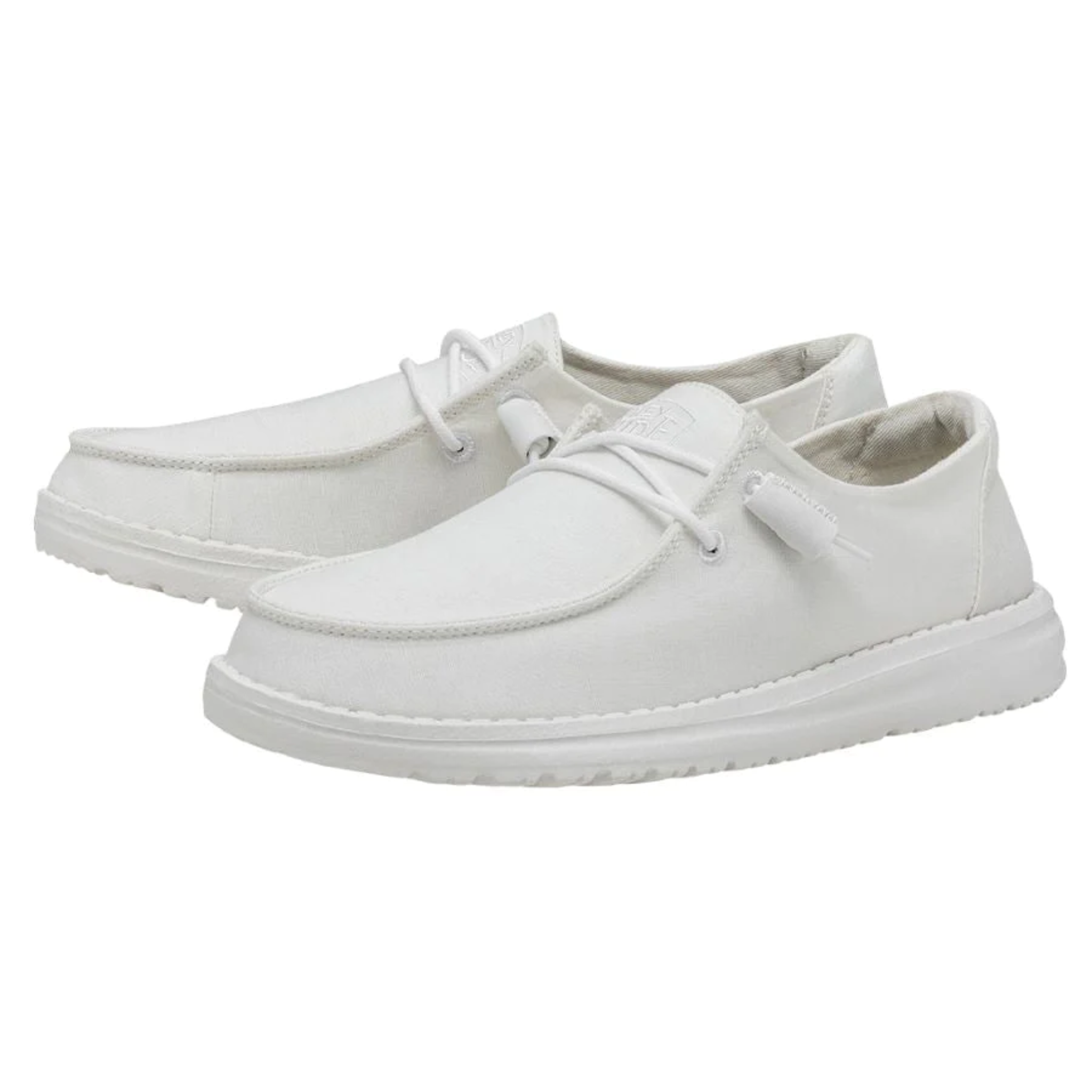 DUDE WOMEN'S WENDY SLUB CANVAS WHITE - 40063100