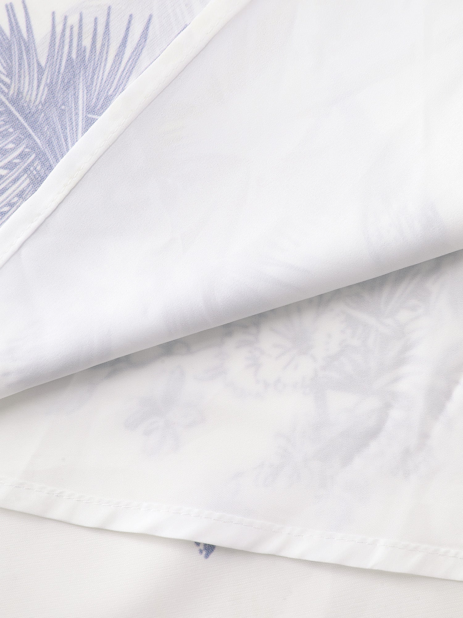 Forest Print Belted Folded Sleeve Midi Dress