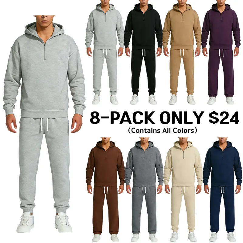 🔥Men's Plain Drop Shoulder Sweatsuit Set🔥