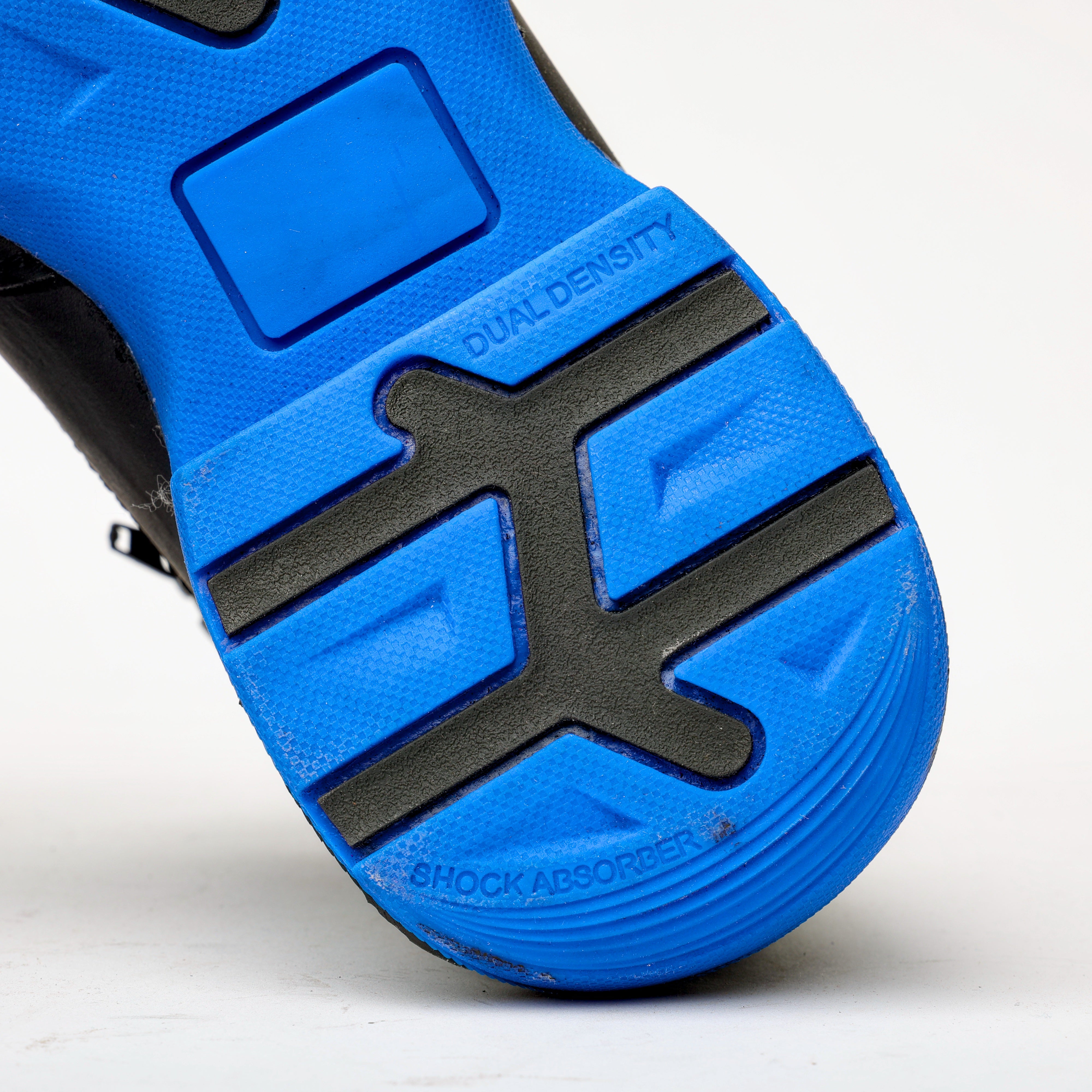 Black Basketweave Leather Botin With 3D Lightweight Soles - Square Toe