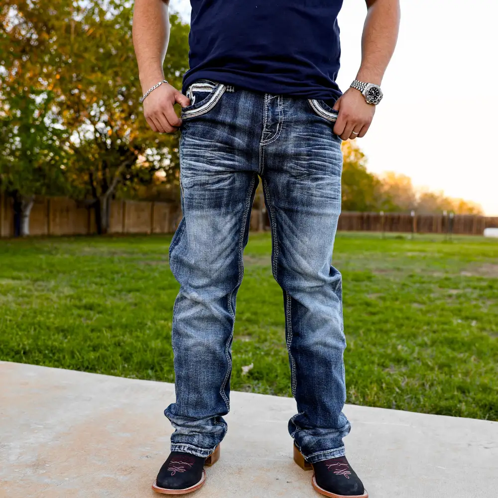 Men’s SA-028 Straight Fit Blue Jean