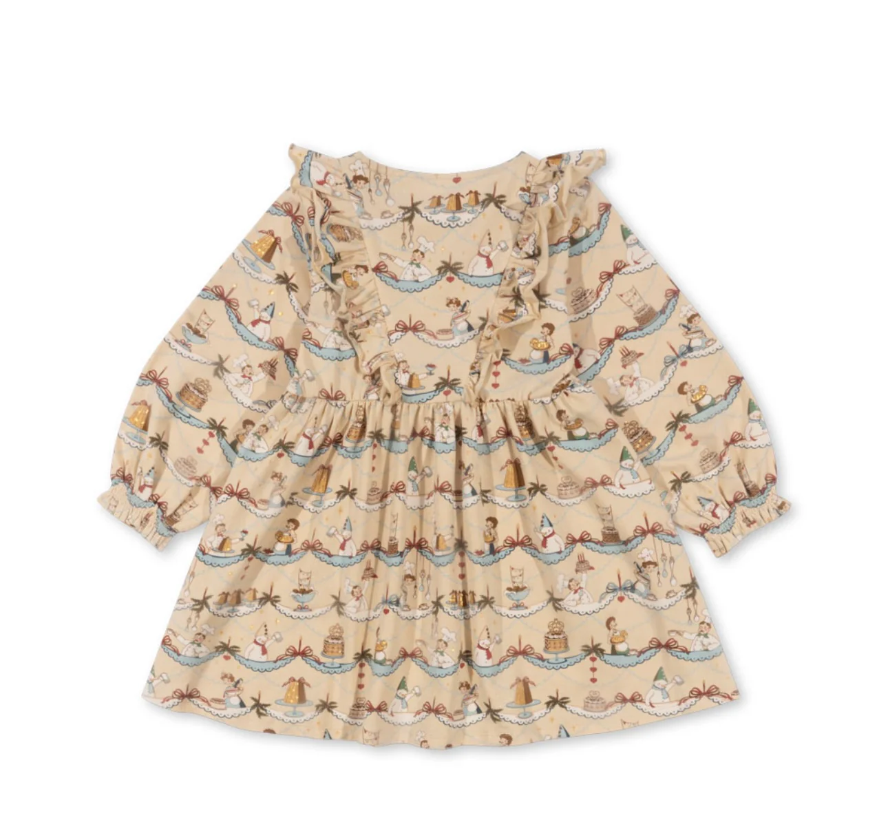 basic frill dress gots - sugar pie