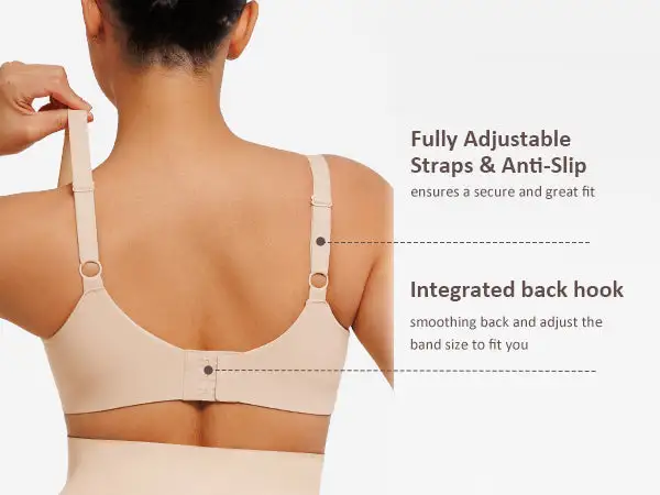 Underwire Adjustable Deep V-neck Bra