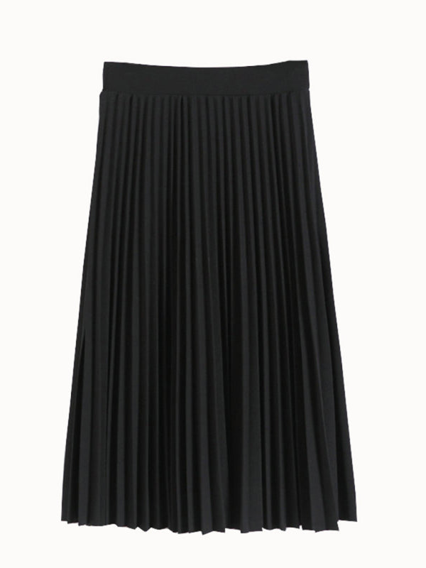 A-Line Skirt Midi Skirt
