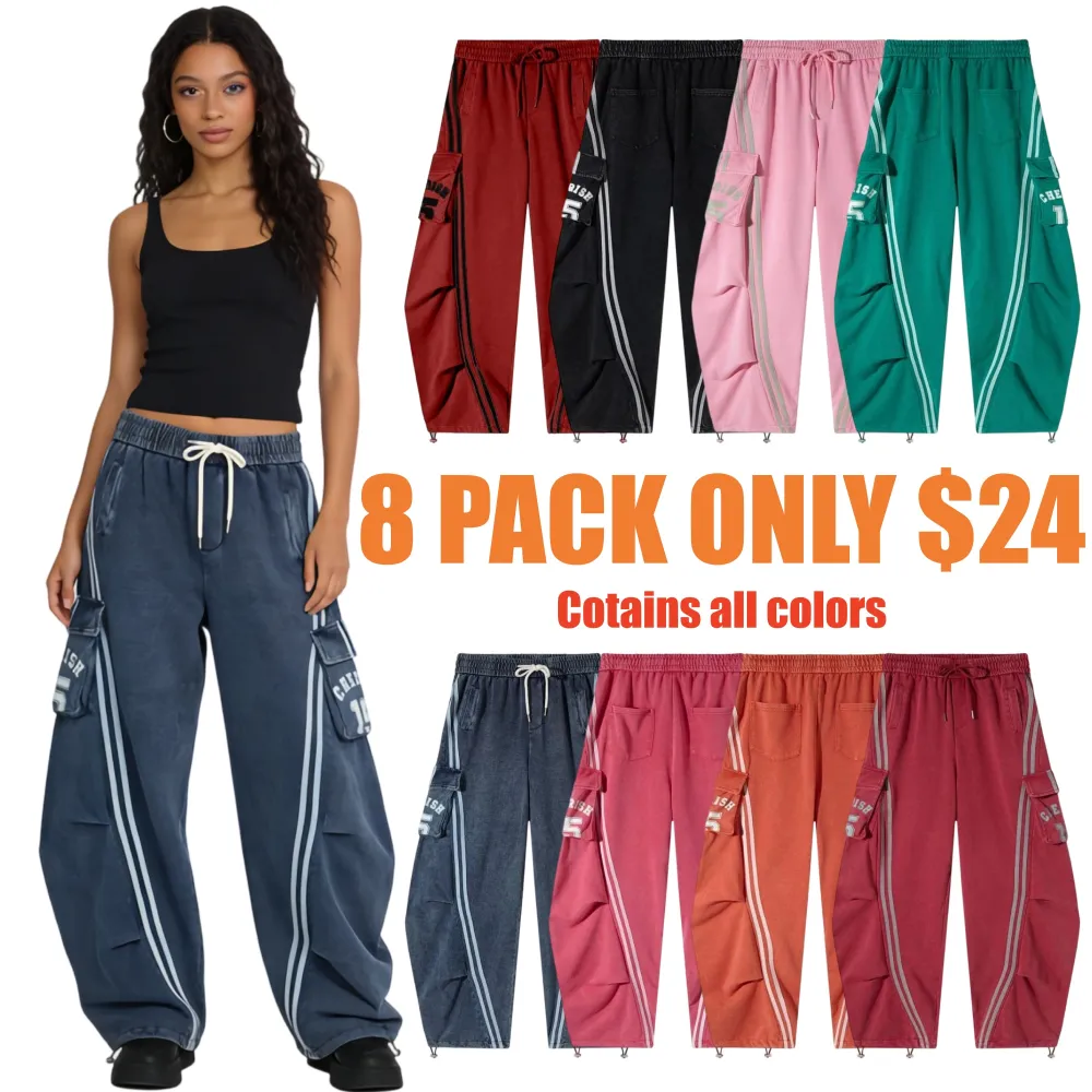 Flooo Loose Wide Leg Cargo Pants