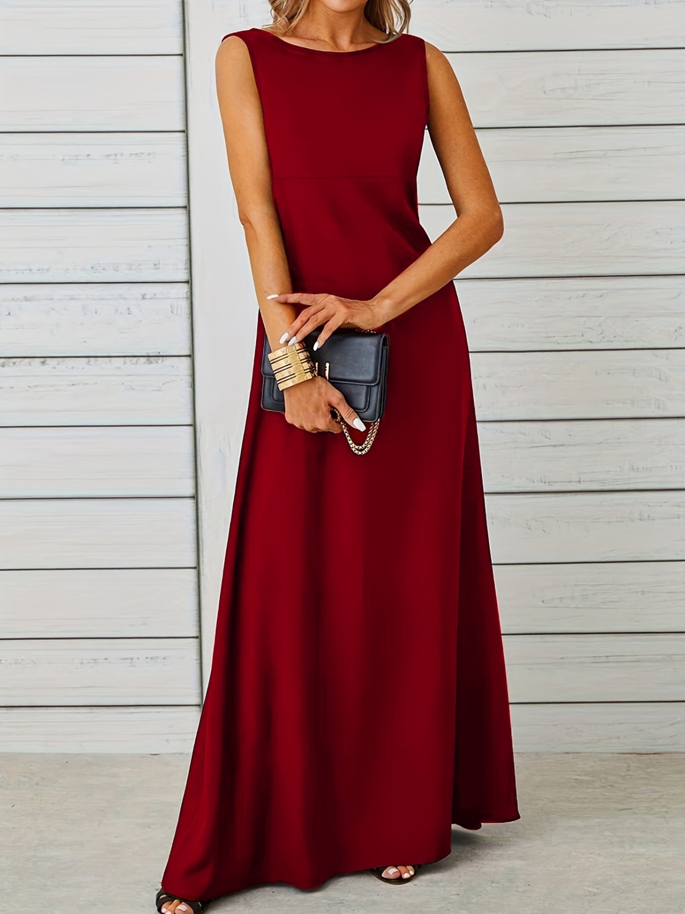 Sleeveless Flowy Maxi Dress