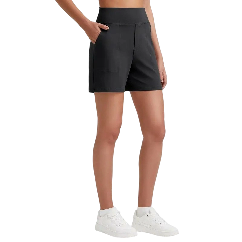 ✨Women’s High-Waisted Athletic Shorts – Quick-Dry Running & Yoga Shorts with Pockets