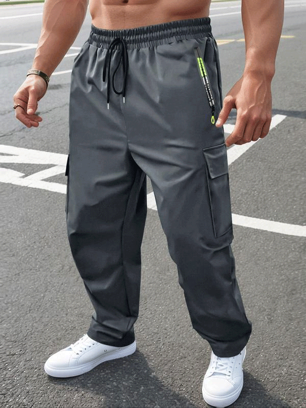 Men’s Casual Cargo Jogger Pants – Comfortable Sporty Trousers for Everyday Wear