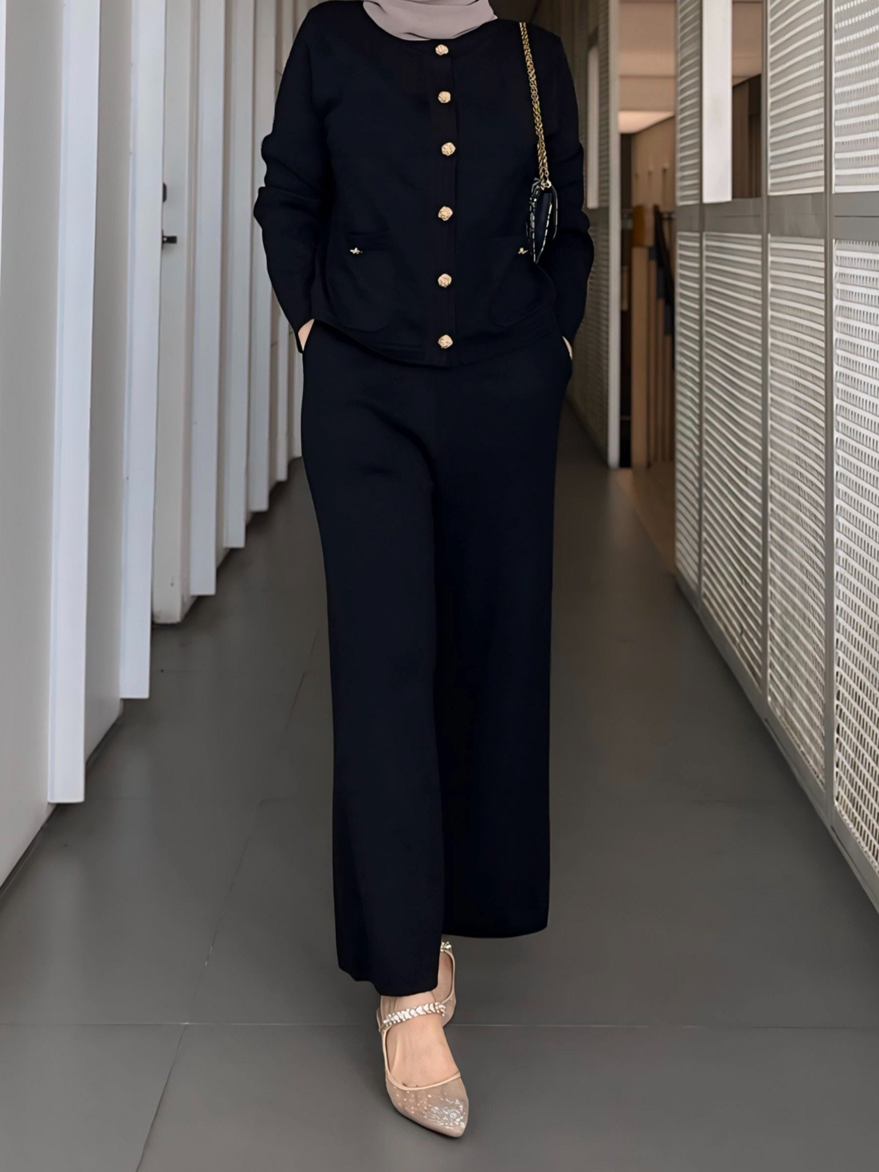 Chic Knit Co-ord Set – Elegance & Effortless Sophistication