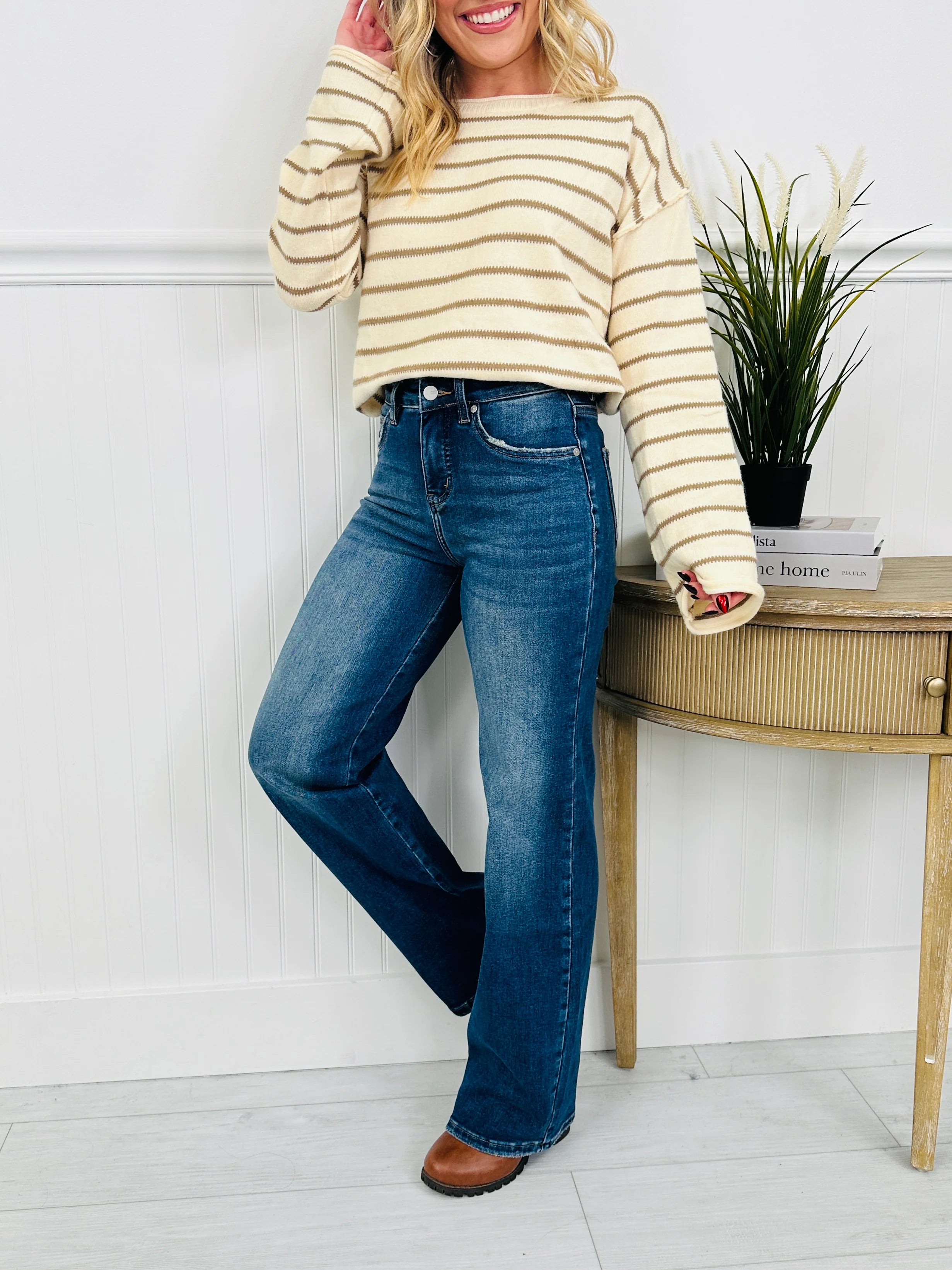 All About You Straight Leg Tummy Control Jeans in Three Inseams