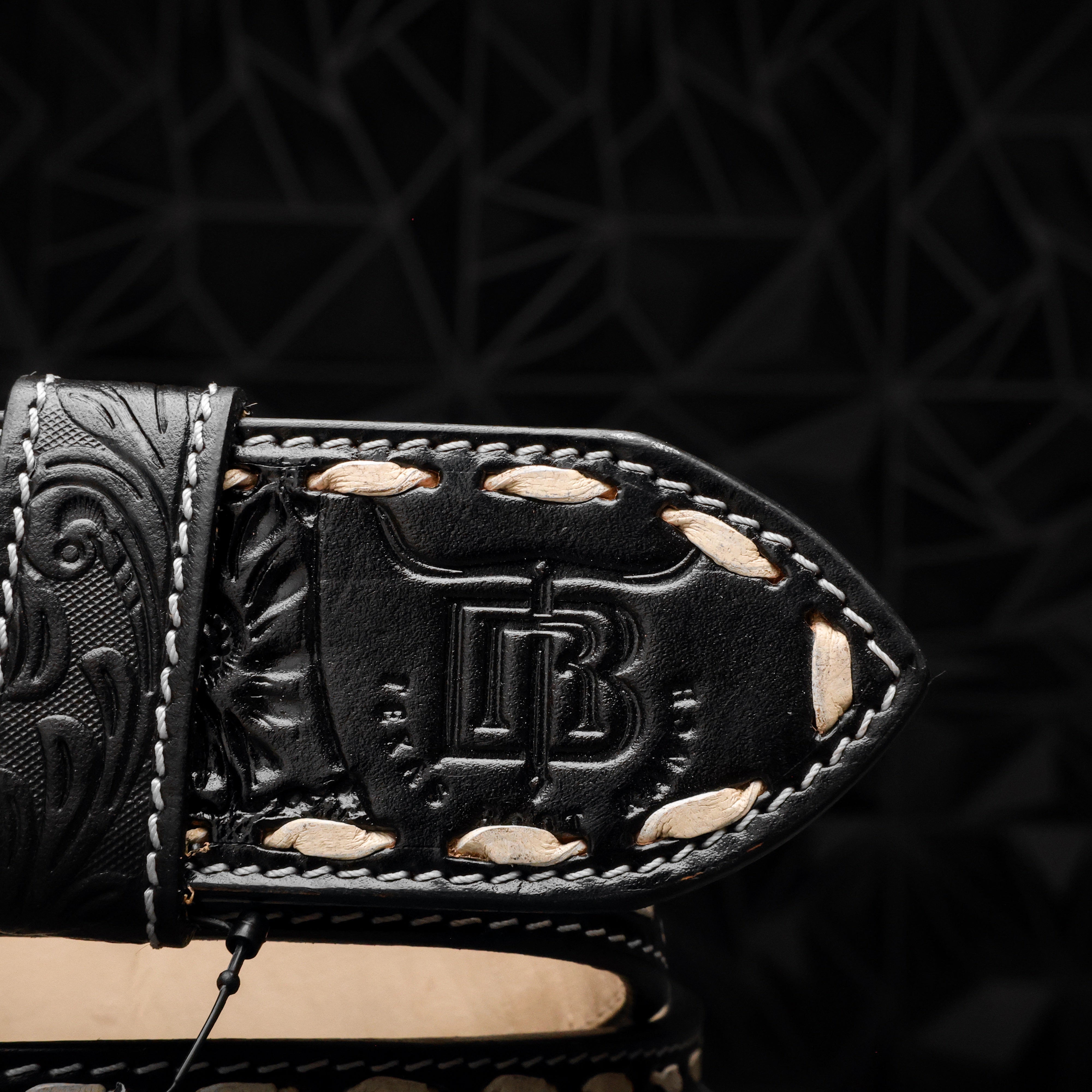 2 Inch Hand-Tooled Artesanal Genuine Cowhide Leather Belt