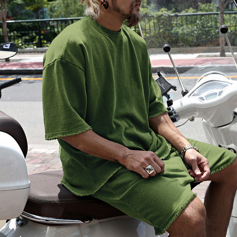 🏃‍♂️ 50% OFF NOW! 🎽 Casual Solid Sleeveless Sports Set – Moisture-Wicking & Loose Fit ☀️🩳