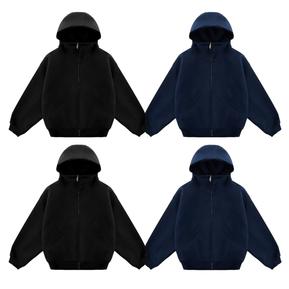 Women's Oversized Zip-Up Hoodie
