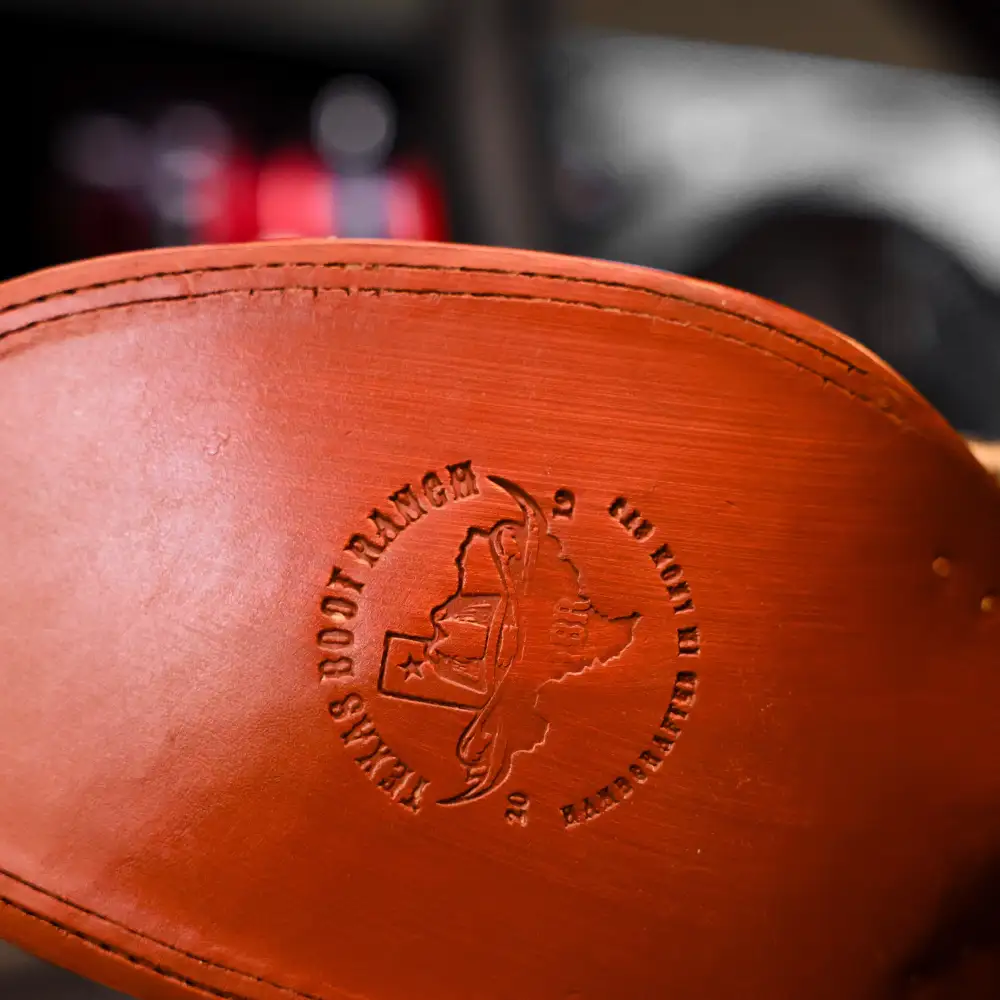 Black Caiman Neck Leather Boots - Square Toe