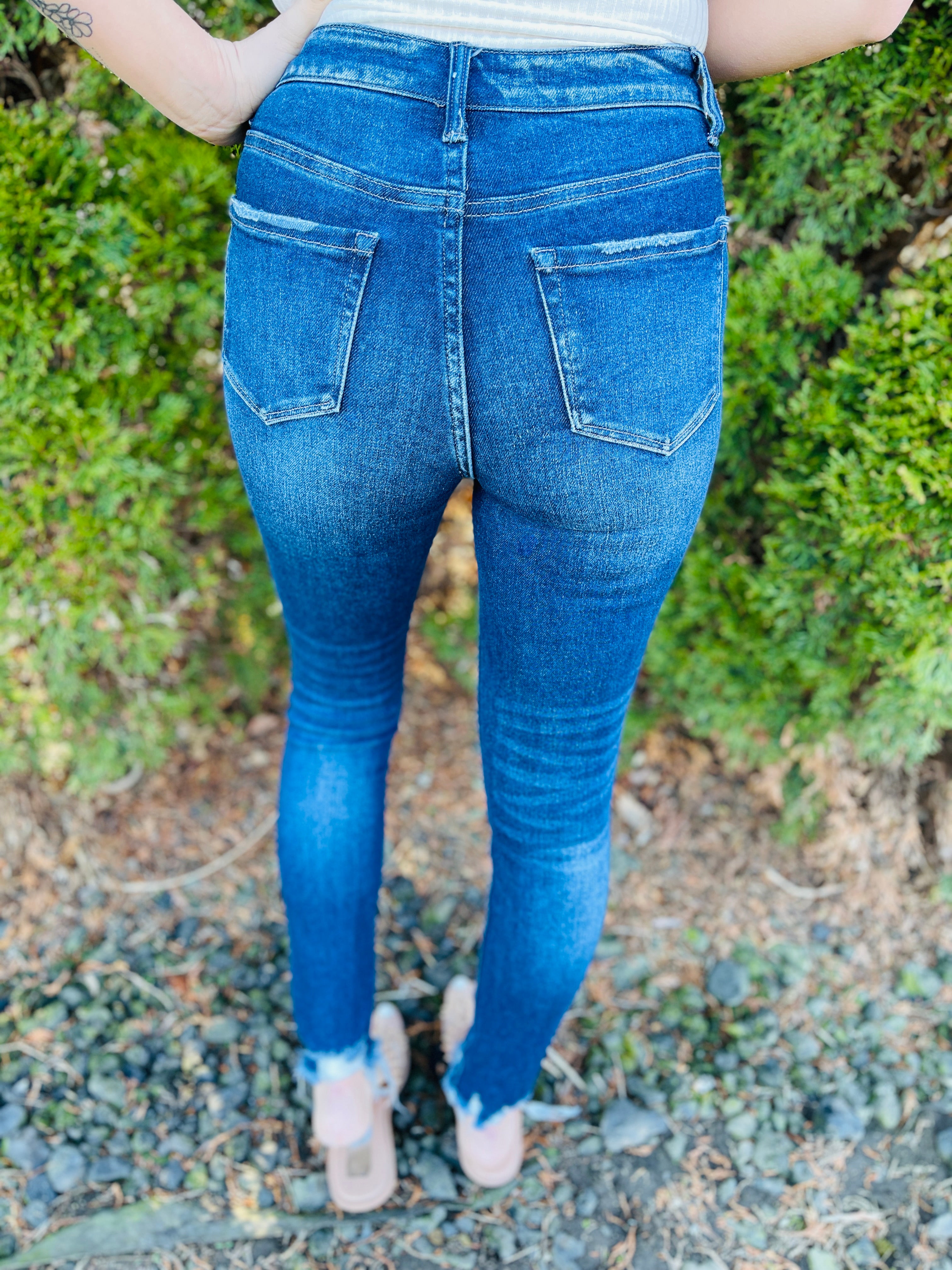 DOORBUSTER! I Like Big Button Fly Skinny Jeans