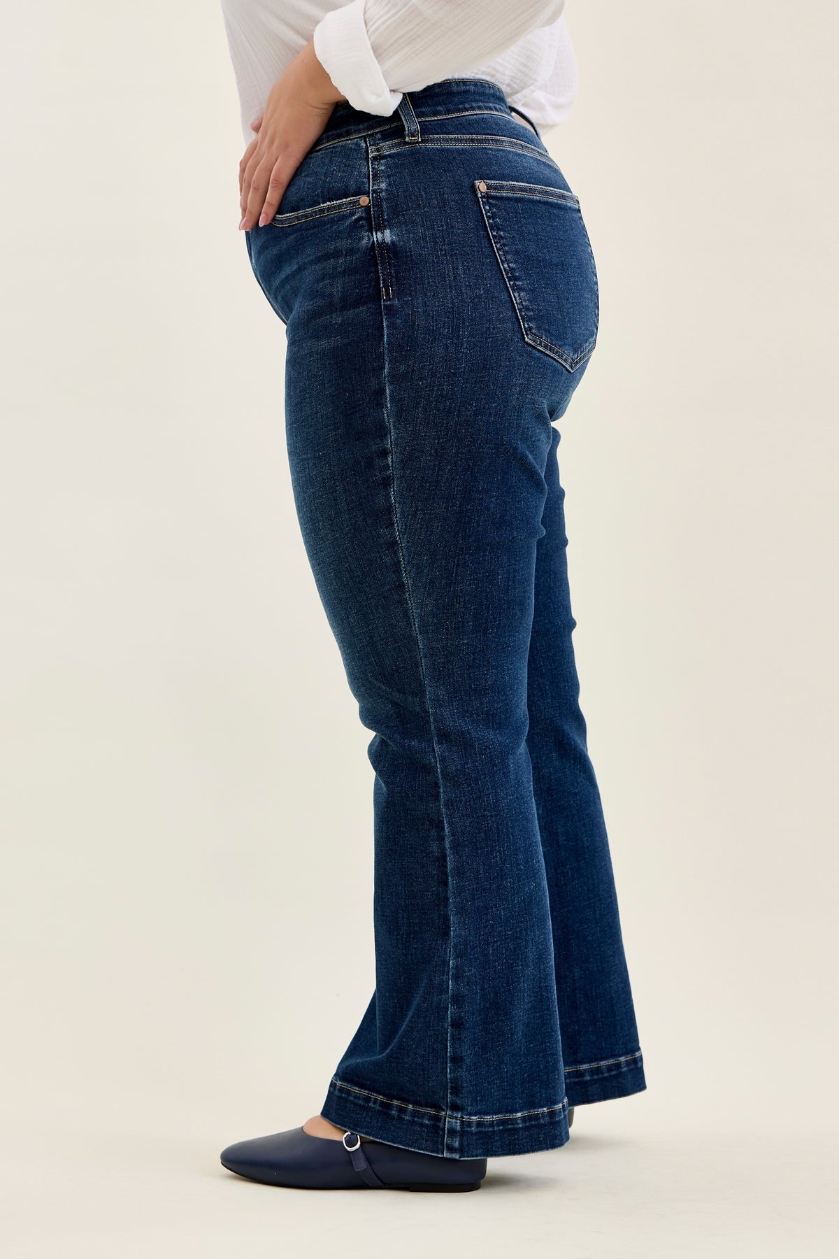 Charlotte Flare Jean (Petite) - PLUS
