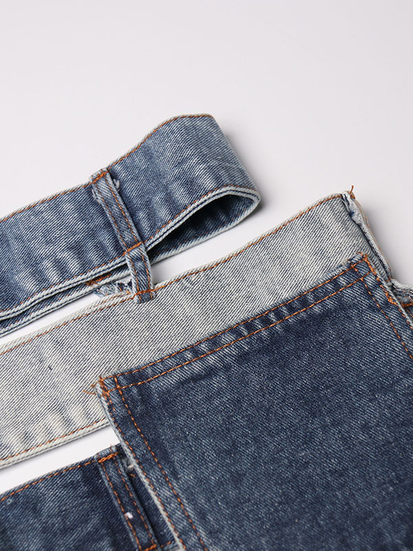 Stylish Selection Irregularity High-Waisted Hollow Skirts Bottoms