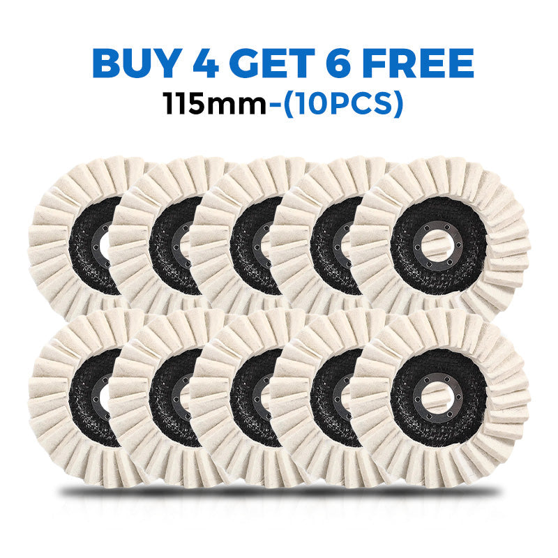 ⚙️ BUY 1 GET 1 FREE! 🔥 Wool Felt Flap Polishing Disc – High-Performance, Fine Polishing & Long-Lasting Use ✨