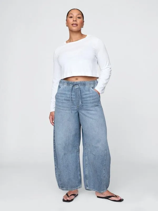 Women's Mid Rise UltraSoft Easy Horseshoe Jeans