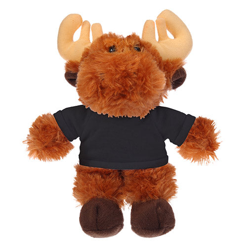 Soft Plush Moose with Tee 8inch