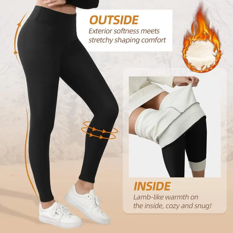 [LOCAL SHIPPING] Thermal Thick FLeece Lined Leggings