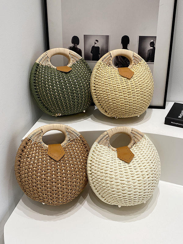 Geometric Woven Handbags