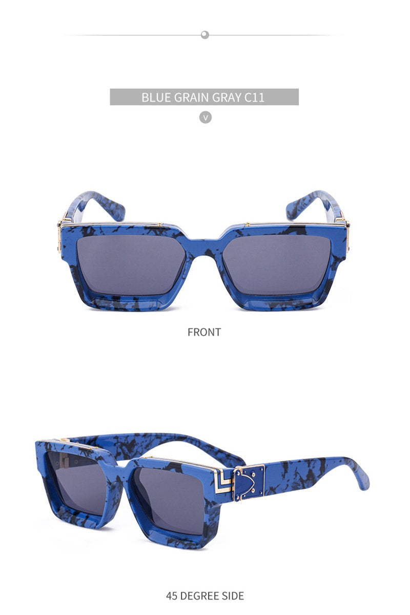Women's Fashion Trend V Frame Square Sunglasses