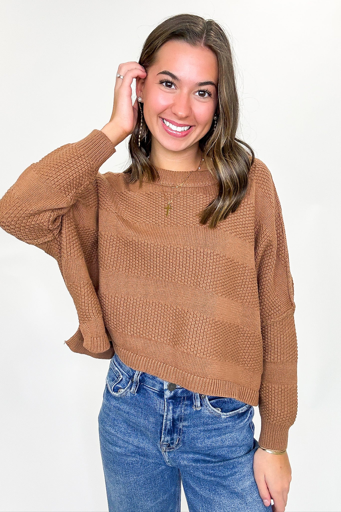 Knit Top and Shorts Set