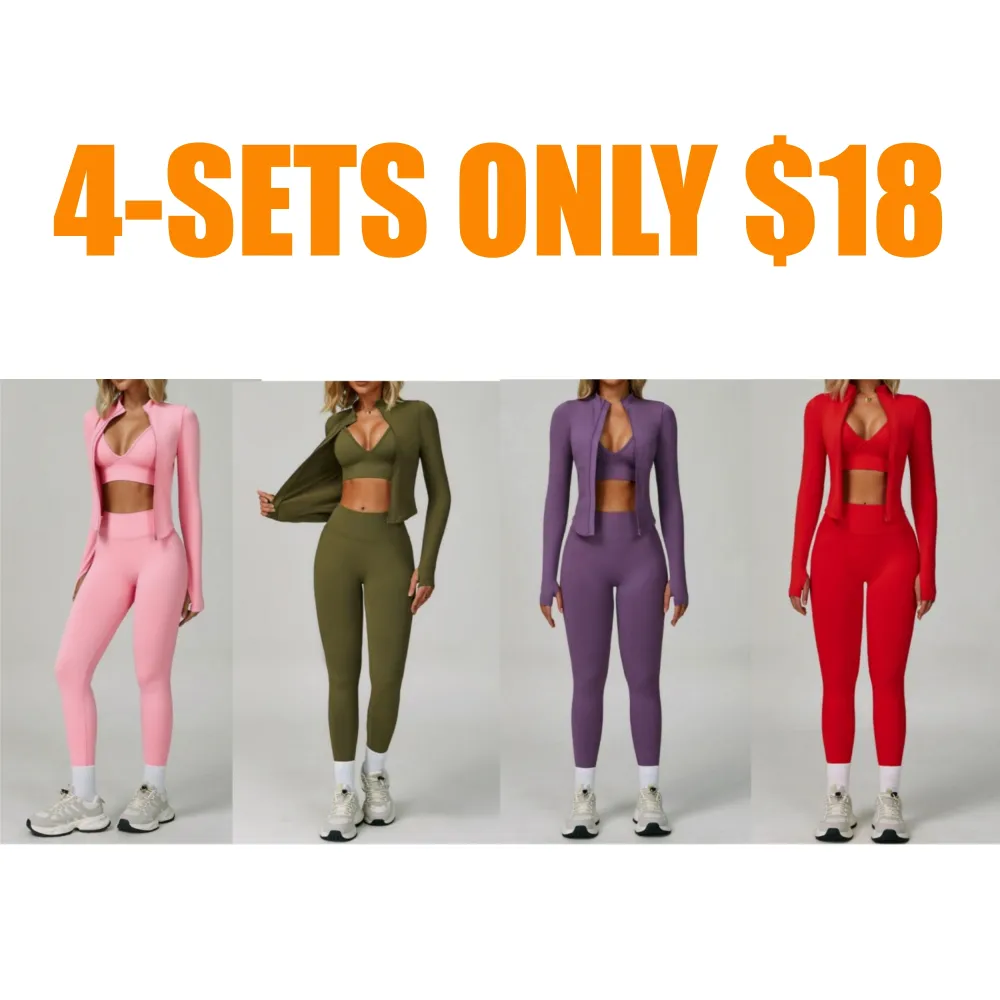Women's Sporty Three-Piece Set