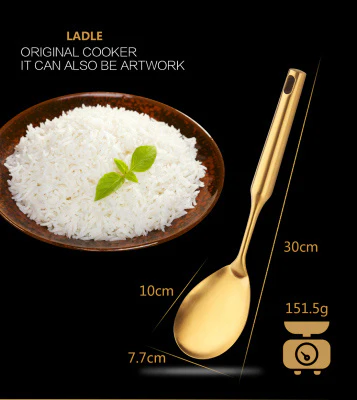 Golden Kitchen Utensil Set