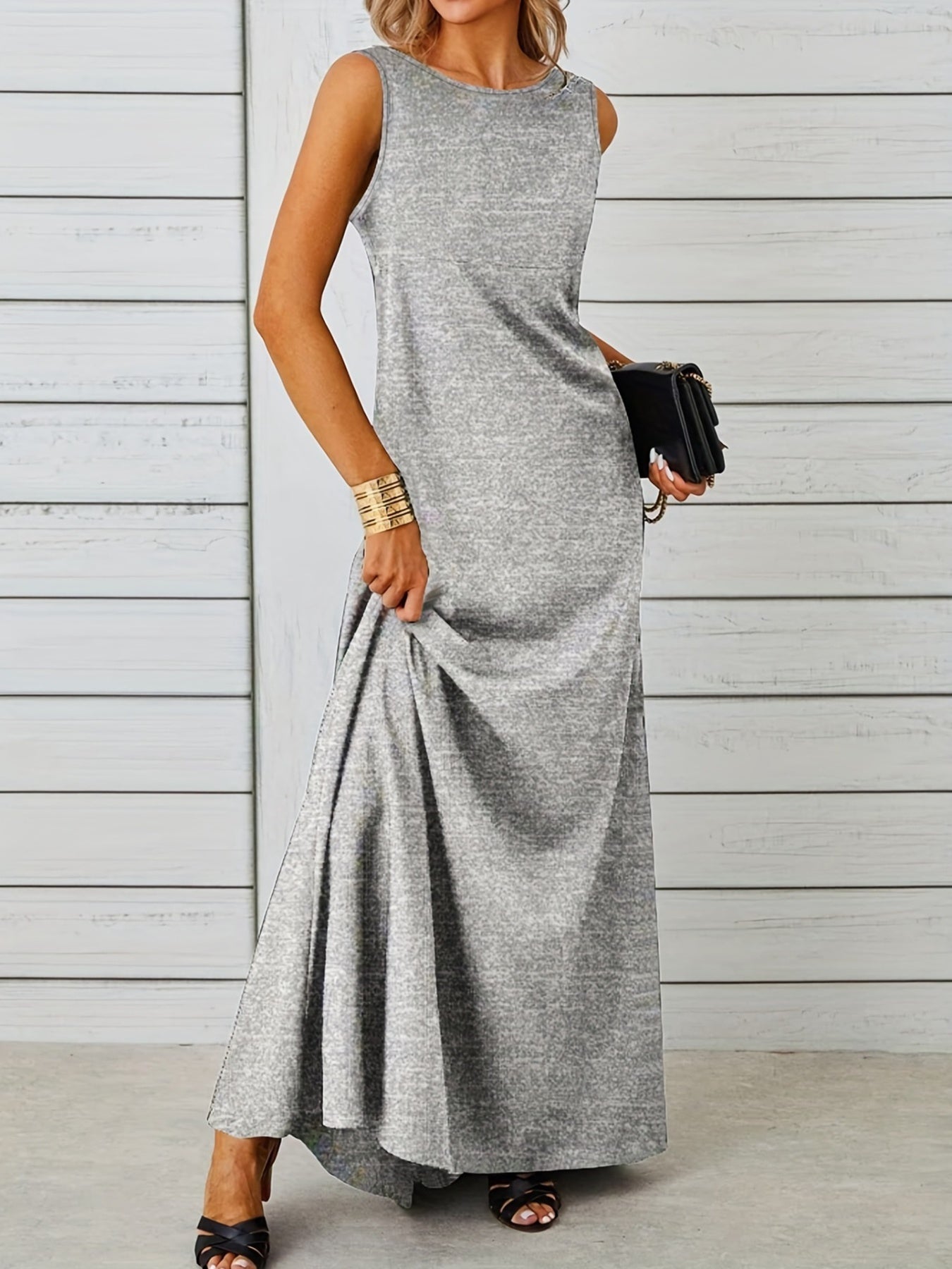 Sleeveless Flowy Maxi Dress