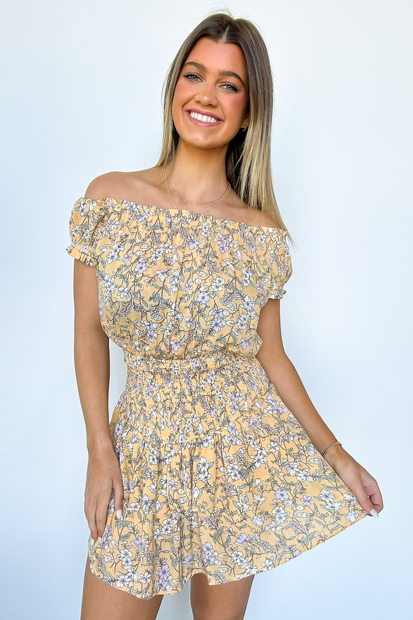 Floral Smocked Romper