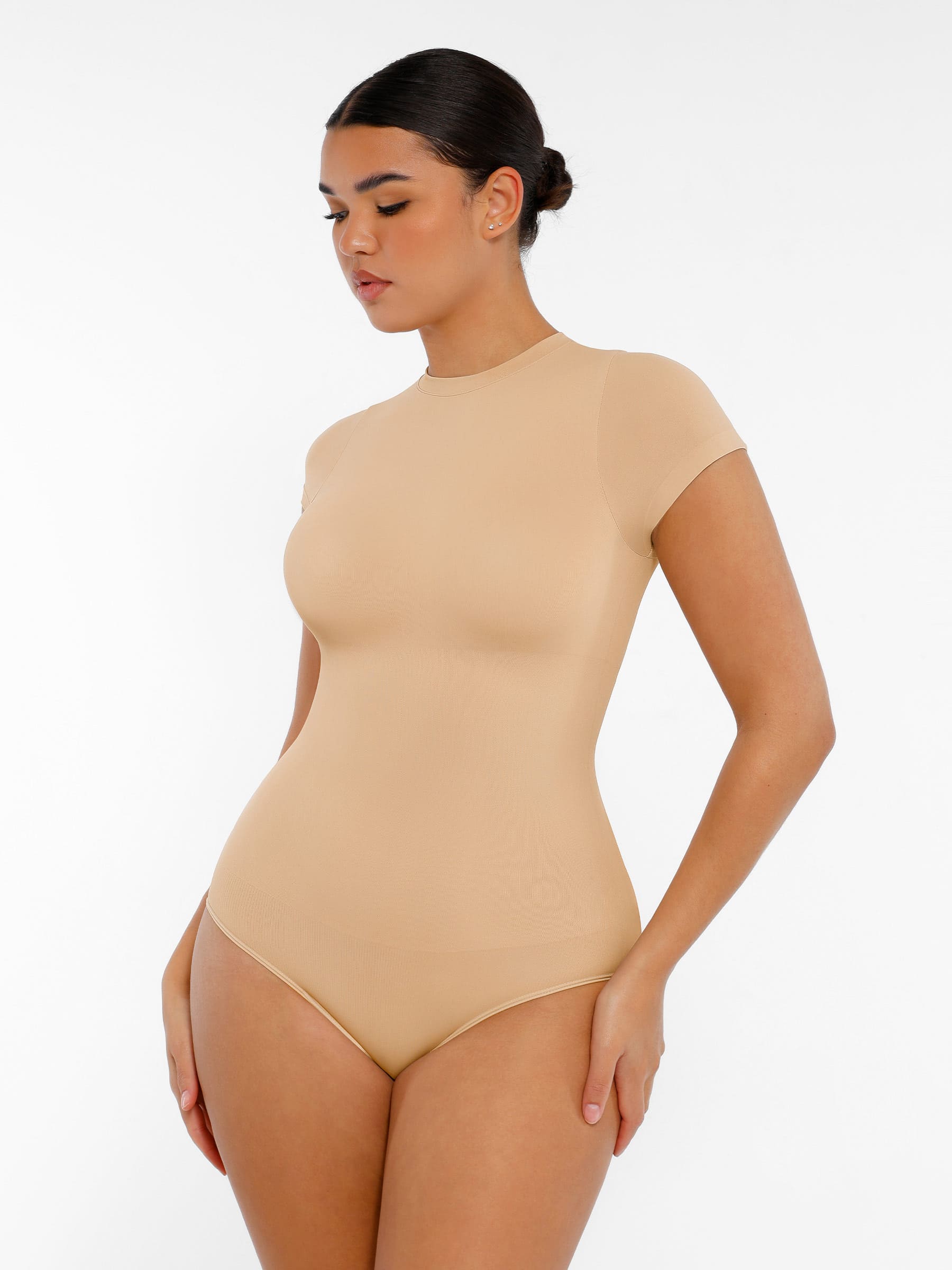Feelingirl Feel Soft™ Seamless Crew Neck Bodysuits