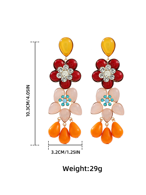 Geometric Drop Earrings