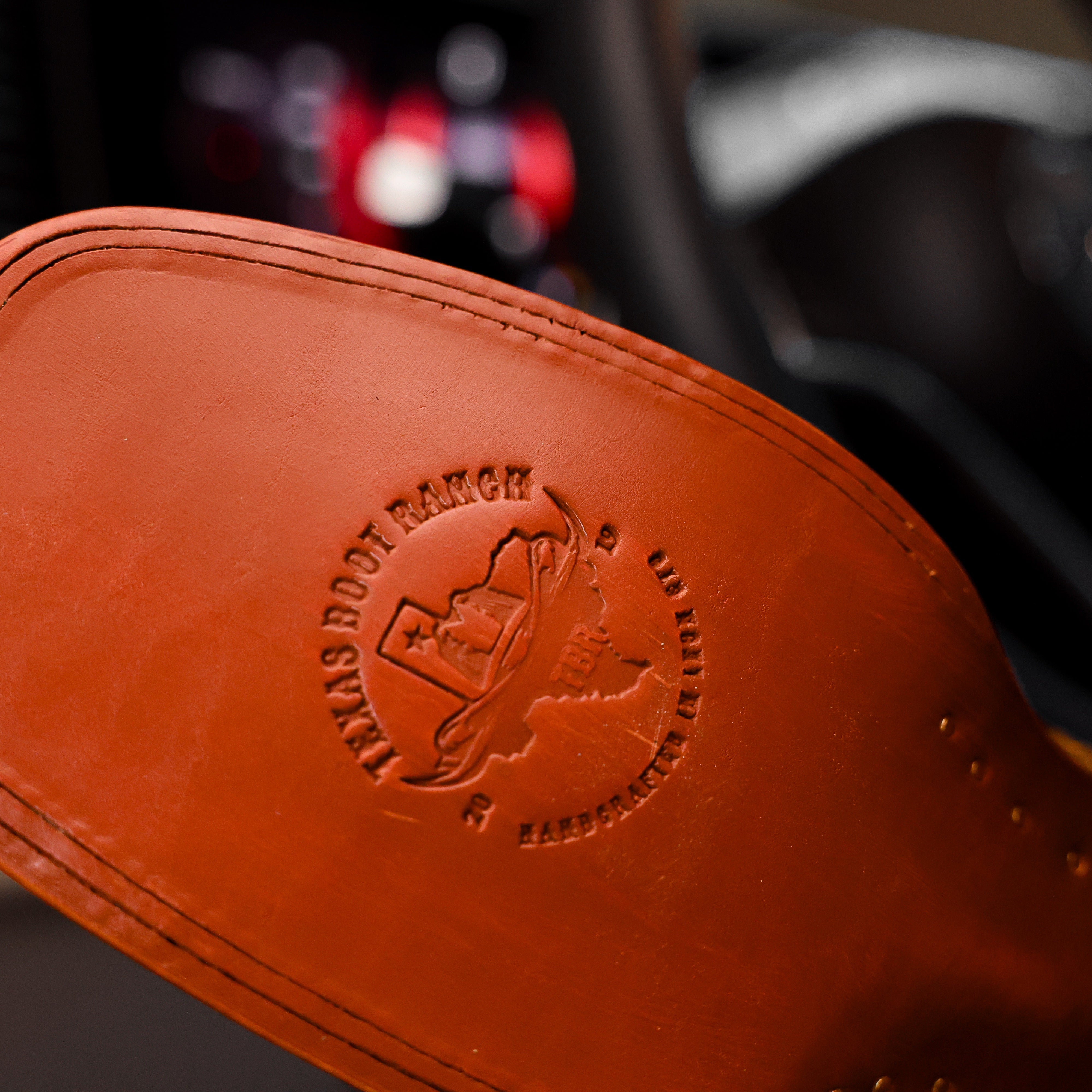 Honey Caiman Neck Leather Boots - Square Toe