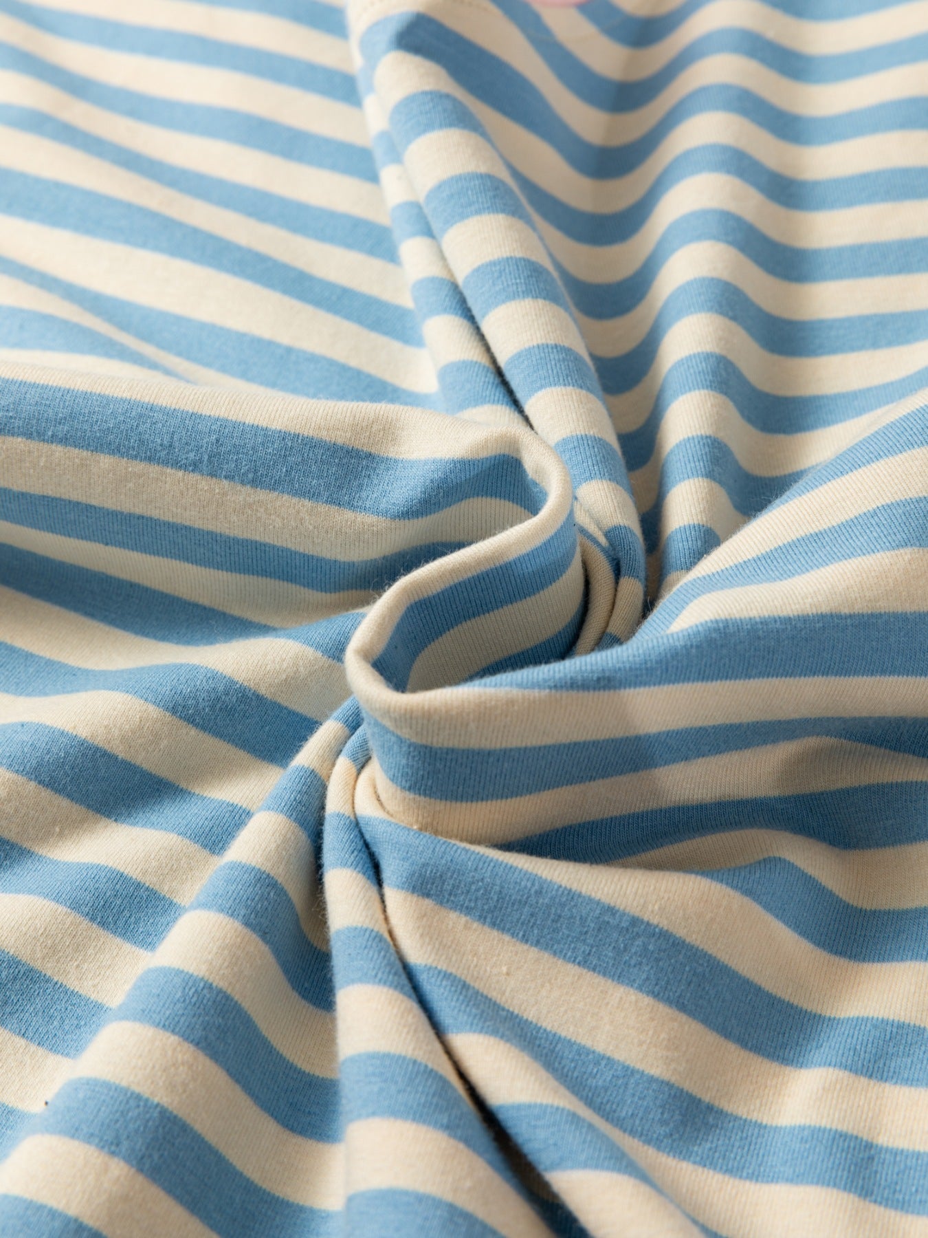 Striped Round Neck Casual T-Shirt