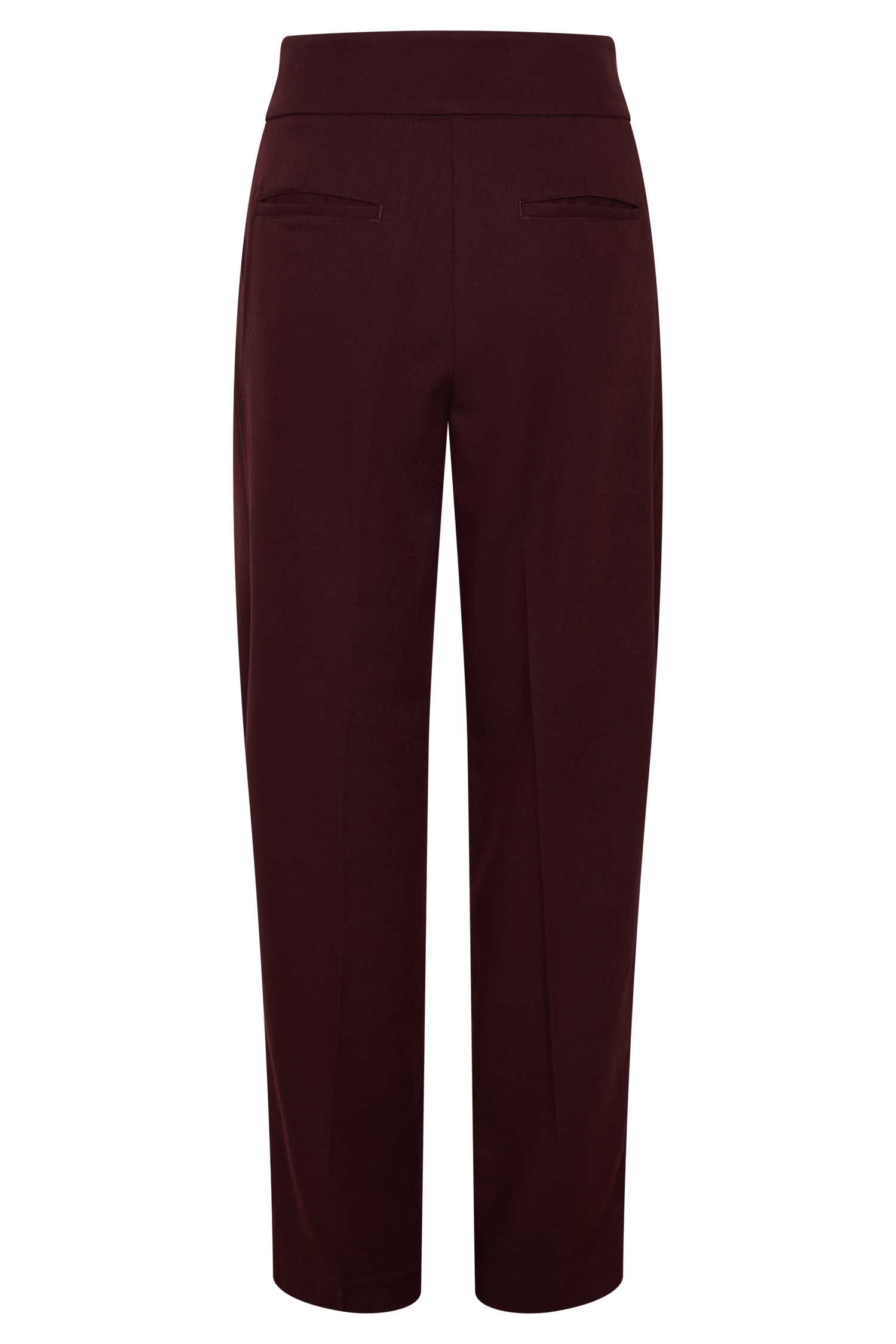 Mahogany Pleated High Waisted Pants