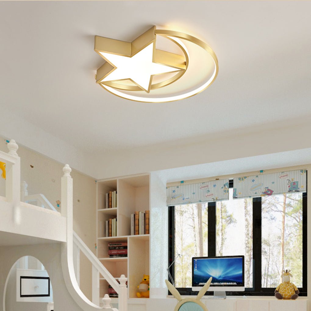 Creative Personality Cartoon Bedroom Ceiling Lamp for Children's Room