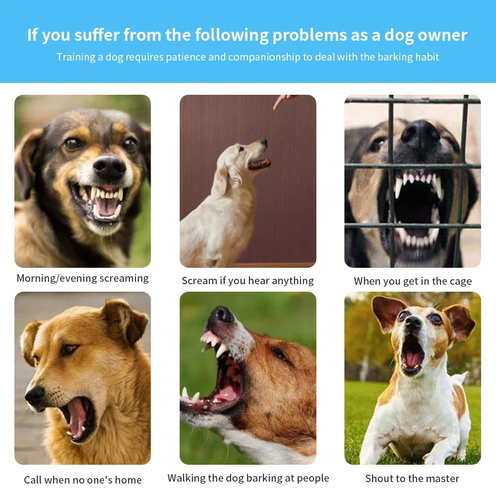 Smart Dog Bark Collar  Anti Barking Training